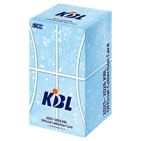 SCC 2025-2026 KBL 농구카드, 혼합색상, 1개