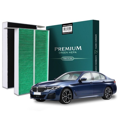 필터포유 그린헤파 자동차 에어컨필터 CFUP213, BMW 5시리즈 G30, 1개