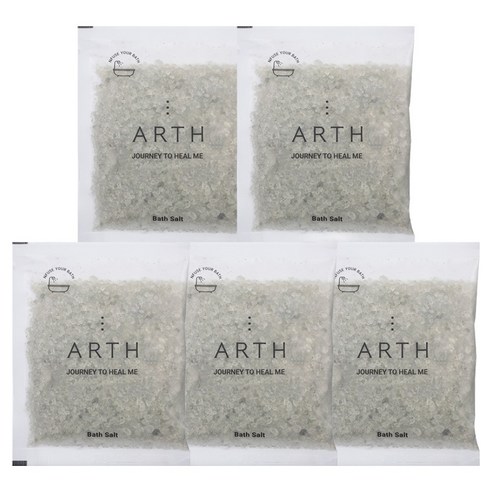 어스 리커버리 배스솔트 패츌리 & 프랭킨센스, 80g, 5개