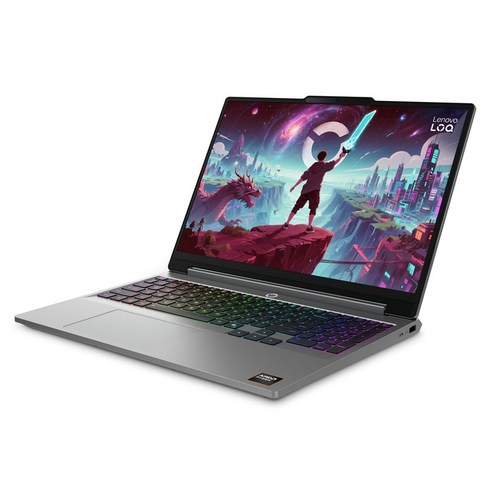 레노버 2026 LOQ 15AHP11 라이젠7 라이젠 200 시리즈 지포스 RTX 5060, Luna Grey, 83TN000HKR, 512GB, 16GB, WIN11 Home