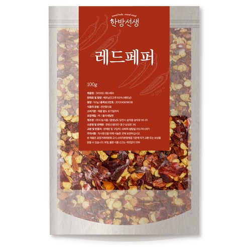 한방선생 크러쉬드 레드페퍼, 100g, 1개