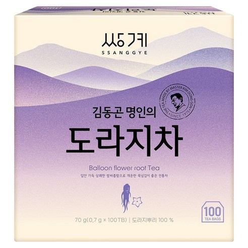 쌍계명차 도라지차, 700mg, 1개, 100개입