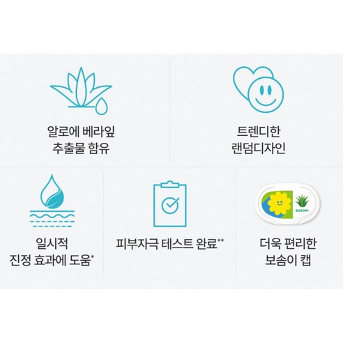 보솜이 이지플레이 아기물티슈 캡형 이미지 4
