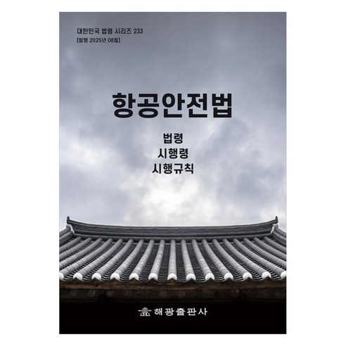 항공안전법 : 법령 시행령 시행규칙, 페이퍼북