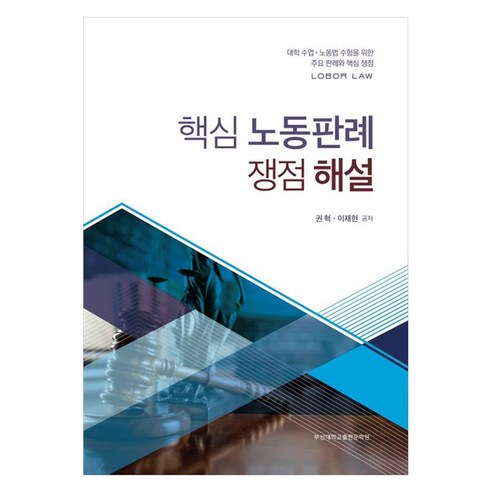 핵심 노동판례 쟁점 해설:대학 수업·노동법 수험을 위한 주요 판례와 핵심 쟁점, 페이퍼북