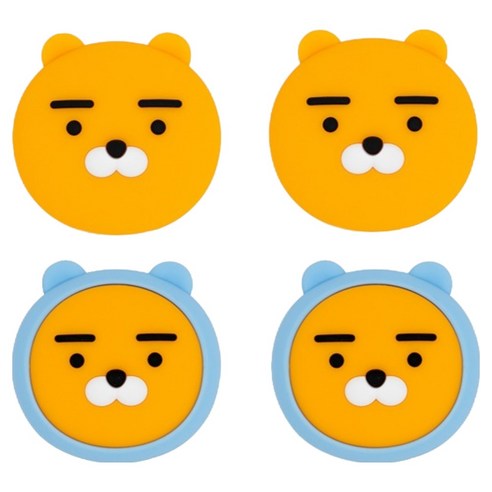 카카오프렌즈 문콕방지 지켜콕 도어가드 2종 x 2p 세트, 라이언 스카이, 1세트