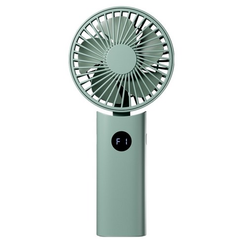 무쿠 5단 접이식 휴대용선풍기, 그린, NCFA-FD2K-11-XF