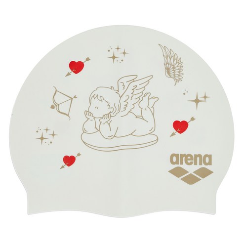아레나 폴인러브페어링 실리콘수모 A6AC1AC30, WHITE, 1개