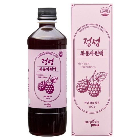 오가닉프렌즈 정성 복분자원액, 600g, 1개입, 1개