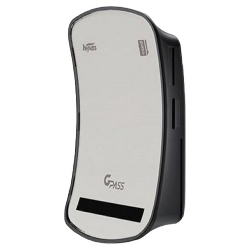 지패스 태양광충전 유선 무선 겸용 에어포인트 하이패스 AP100S, 화이트, 본체 + 유리부착거치대