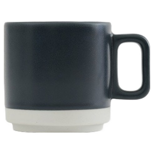에라토 모래 손잡이 머그컵 300ml, 오닉스, 1개