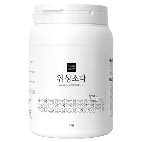 가성비가브랜드다 워싱소다 다목적 세제 용기형, 1kg, 1개