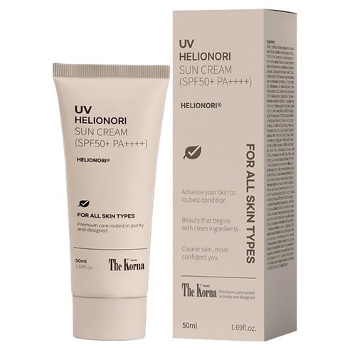 더코나 헬리오노리 수분 투명 UV 선에센스 SPF50+ PA++++, 1개, 50ml