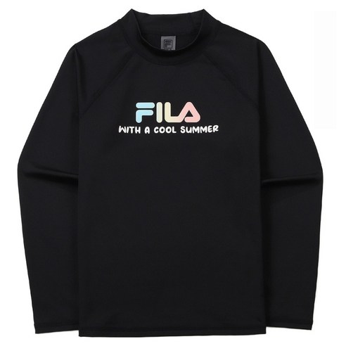 휠라키즈 아쿠아 래쉬가드 상의 FK2RTF2A01X