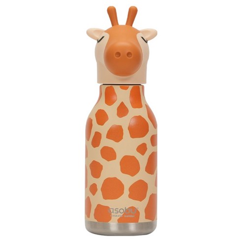 아소부 진공스텐 캐릭터 베스티 보온보냉 텀블러, 기린, 460ml, 1개