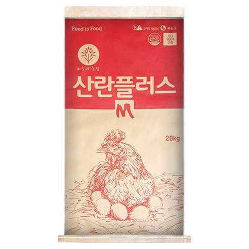한일사료 산란 플러스 닭사료, 20kg, 1개