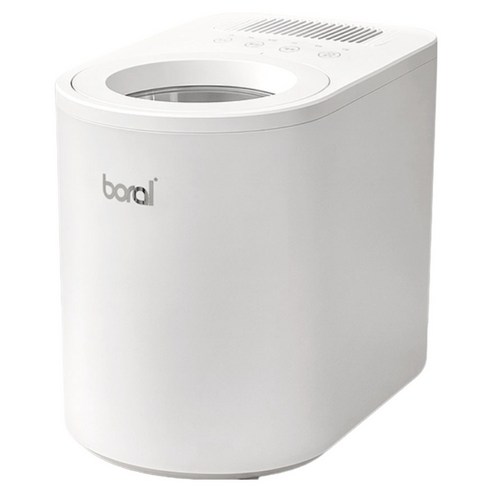 보랄 에어퓨어 원형 음식물처리기 가정용 3L, 화이트, BR-300FDP