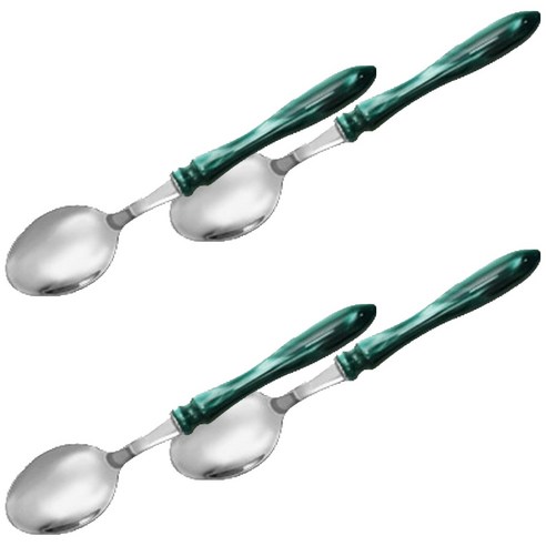 디앤디 엘바 커피스푼, 다크그린, 4개