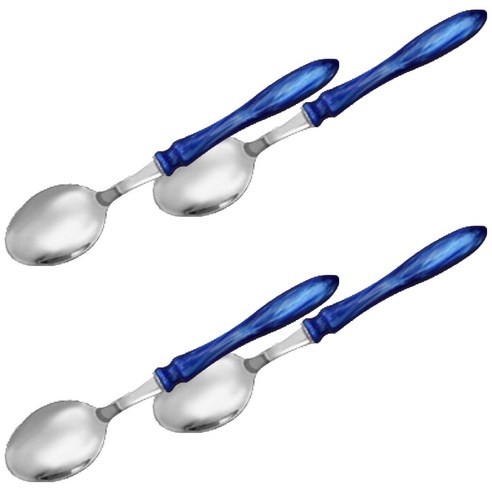 디앤디 엘바 커피스푼, 블루, 4개