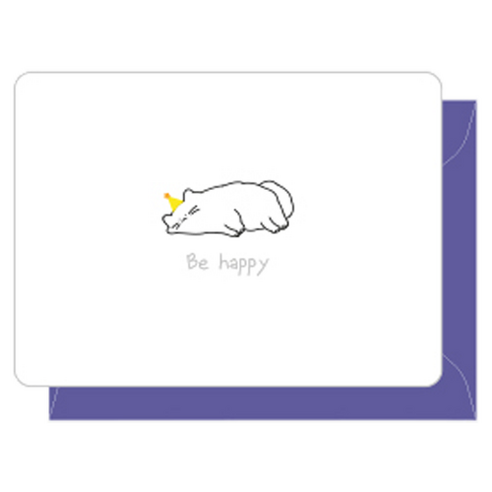양지사 더스페셜 메세지카드 세트, 뚱냥이, 1세트