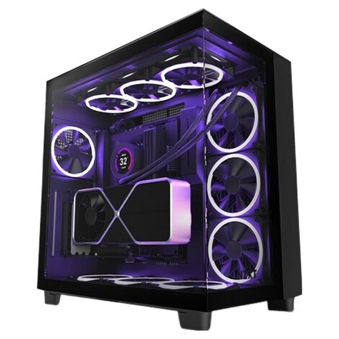 NZXT 2026 게임용 조립PC 라이젠7 라이젠 7000 시리즈 지포스 RTX 5060 Ti, 1TB, 32GB, Free DOS, 라이젠7-7800X3D