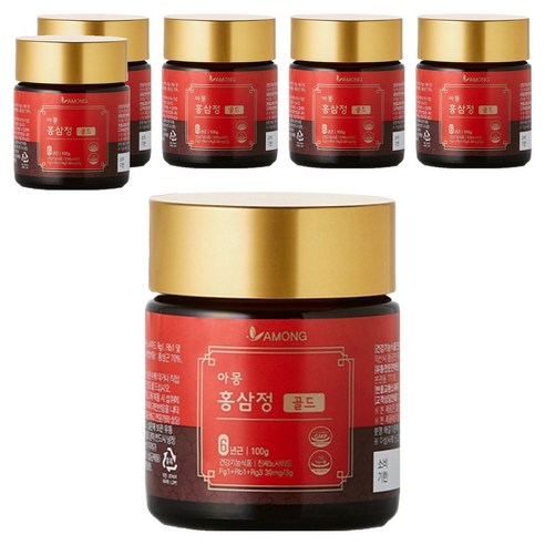 아몽 홍삼정 골드, 100g, 6개