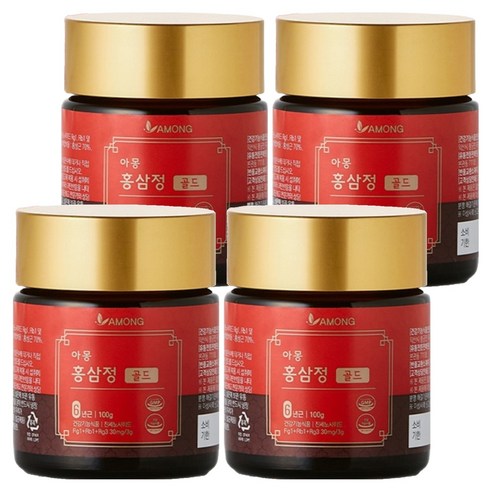 아몽 홍삼정 골드, 100g, 4개