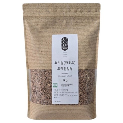 상생촌 유기농 카무트 호라산밀쌀, 1kg, 1개