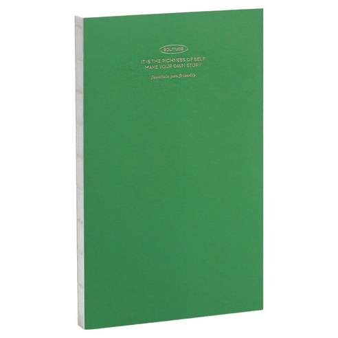 아이코닉 솔리튜드 B6 필사 모눈노트, 07 EMERALD GREEN, 1개