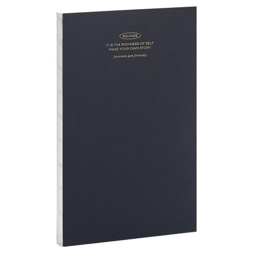 아이코닉 솔리튜드 B6 필사 모눈노트, 08 NAVY, 1개