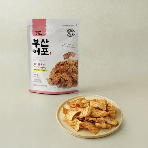 부산어포 튀긴 부산어포, 100g, 1개 - 어포