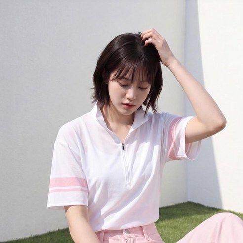 피핀 여성용 골프일상 시어 하프집업 윈드 풀오버 112962