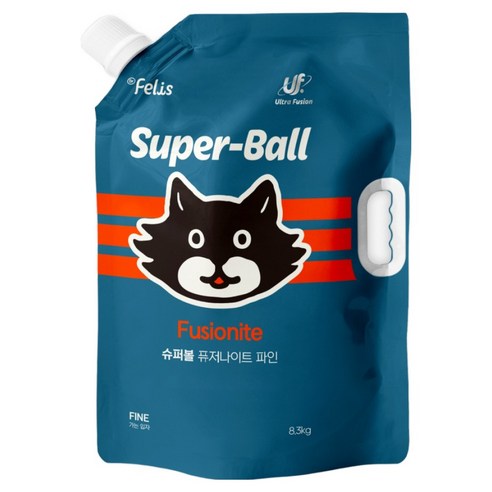 닥터펠리스 응고형 퓨저나이트 슈퍼볼 고양이 모래, 8.3kg, 1개, 무향
