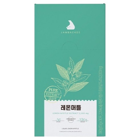 잠백이 레몬머틀 30p, 390g, 1개