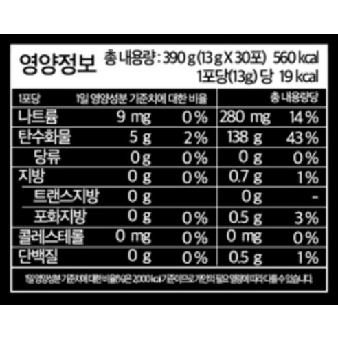 잠백이 글리세롤 글리펌프 소다맛 30p 390g, 1개 이미지 3
