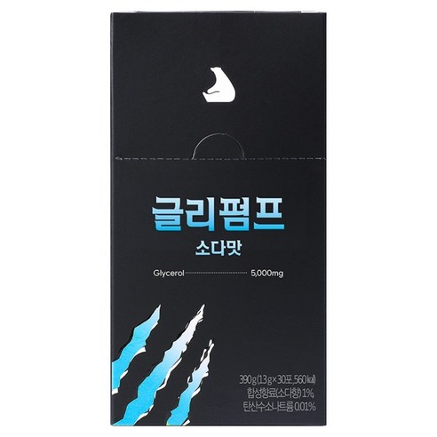 잠백이 글리세롤 글리펌프 소다맛 30p 390g, 1개 맛있게 먹은 솔직 후기 - 상품 이미지 1