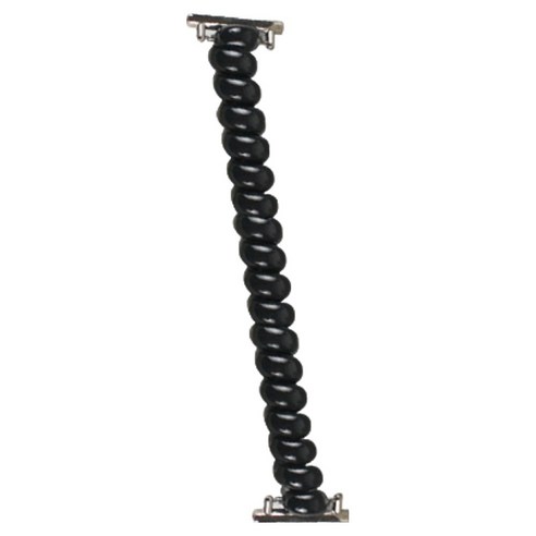 오발랄 갤럭시워치 호환 모노 스프링 루프 스트랩 20mm, 블랙클리어, 1개