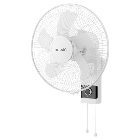 휴이든 5엽날개 가정용 업소용 벽걸이형 선풍기 40cm, HDF-16WB