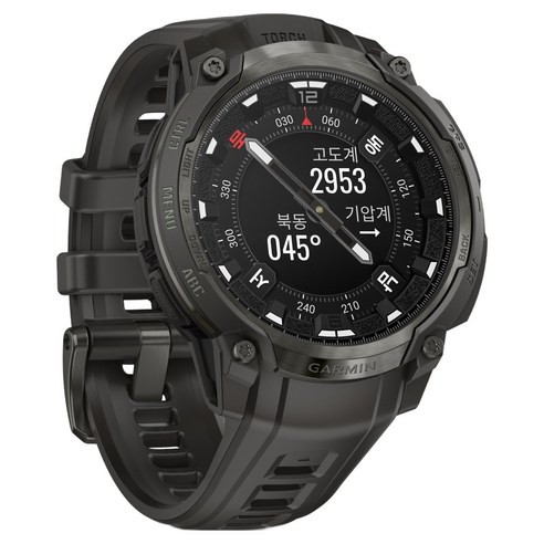 가민 인스팅트 크로스오버 AMOLED 스마트워치, 46.6mm, 차콜그레이