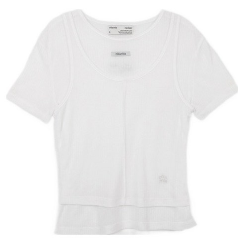 로라로라 여성용 NUBASIC TENCEL HALF T-SHIRT SET
