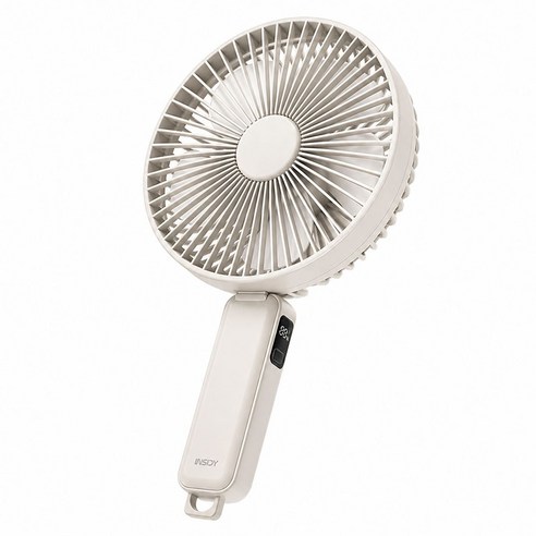인사이디 BLDC 3in1 접이식 빅팬 핸디 휴대용선풍기, 베이지, IBF-100