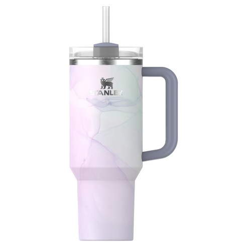 스탠리 퀜처 H2.0 플로우 스테이트 텀블러, 워터컬러 더스크, 1.18L, 1개