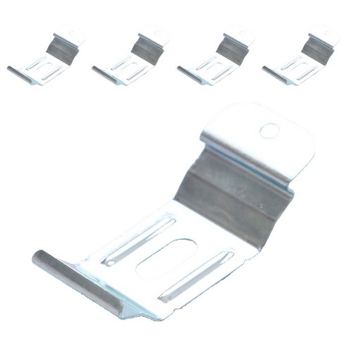 SERYUHOME 브라켓 스냅 4cm, 실버, 5개