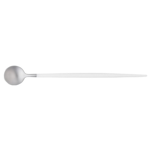 CUTIPOL 고아 롱 드링크 스푼 21 x 2.7 cm, 화이트, 1개