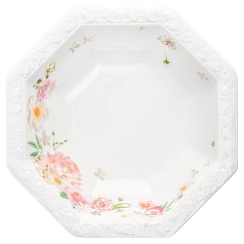 로젠탈 마리아 핑크로즈 샐러드 볼 25cm, 혼합색상, 1개