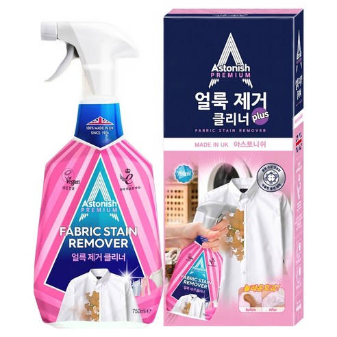 아스토니쉬 얼룩 제거 클리너 plus, 750ml, 1개