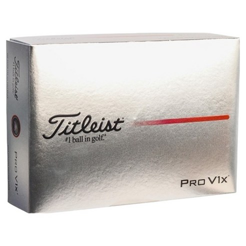 타이틀리스트 26년 PRO V1X 더즌 골프공, 화이트, 12개입, 1개
