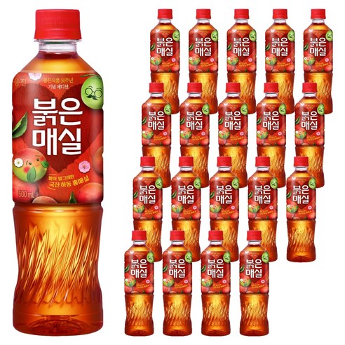 웅진 50주년 붉은매실, 20개, 500ml