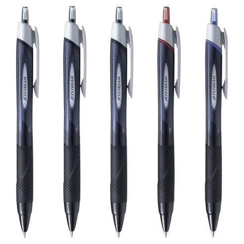 제트스트림 볼펜 0.38mm 블랙 3p + 레드 + 블루 세트, 혼합색상, 1세트