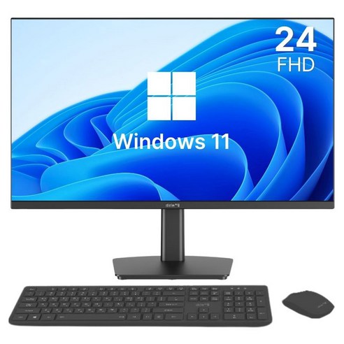 디클 2025 올인원 PC 셀러론 인텔 12세대, 블랙, CUP-A24S1 N95, 128GB, 16GB, WIN11 Home